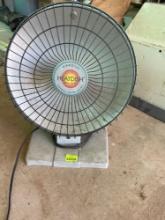 Heat dish plus electric heater
