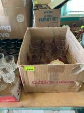 Wine glasses, garlic container, Coke bowl