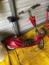Electra riding scooter with charging cord unknown condition