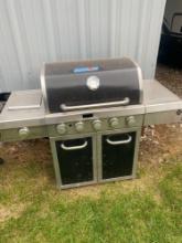 Gas grill works- no igniter Must bring help to load