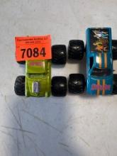 Two monster truck, hot wheels