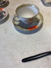 Decorative Tea cup and saucer made in Japan