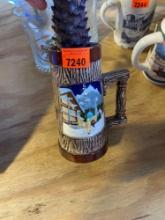 Faux tree trunk beer Stein