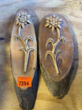Wooden carved wall decor