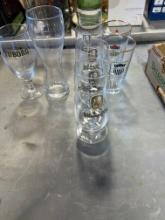 Collectible beer glasses
