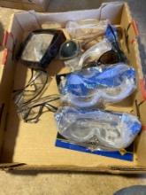 Protective goggles, magnifying, glass, and other eyewear