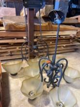 Two hanging chandeliers measurement in photos Must bring help to load