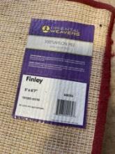 Rug, measurements and photo