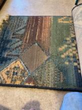 Rug, measurements and photo
