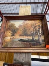 Framed picture Measurements in photo