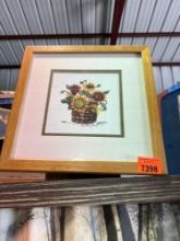 Framed picture Measurements in photo