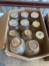 Canning jars with lids