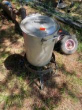 Propane outdoor cooker