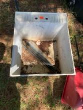 Plastic washing sink