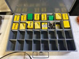 Metal container with fuses
