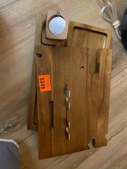 Wooden docking station