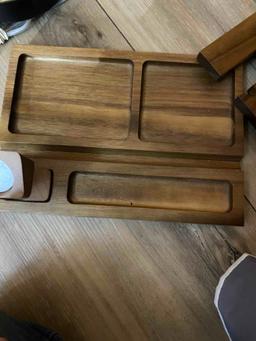 Wooden docking station