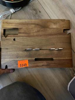 Wooden docking station