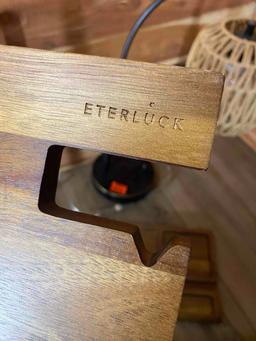 Wooden docking station
