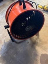 High velocity turbo floor fan