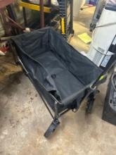 Rolling canvas cart