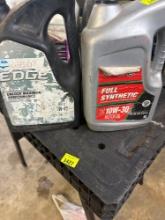 Two containers of Motor oil