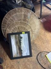 Framed wall picture and wall decor PICK UP IS ON DAY 2 ONLY