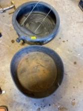 Oil changing pans