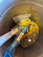 Rope, plastic chain, electrical box, parts cleaner, Coupler and other misc items