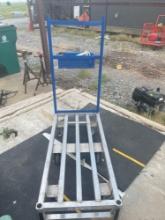Metal cart measurements in photos