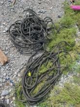 Ground and positive leads for Welder