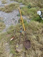 3 shovels