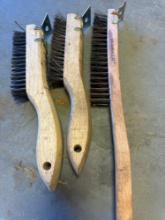 3 wire brushes