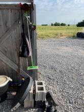 Cinder blocks, water heater pan, and more