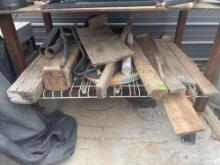Items on shelf, wood and other misc items Buyer must bring help to load