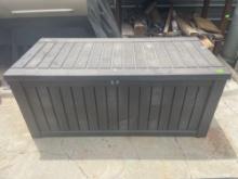 Outdoor storage container Measurements in photo