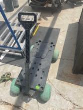 Collapsible outdoor utility dolly