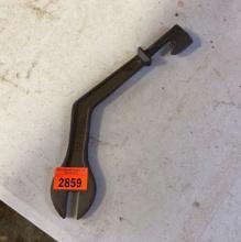 Brass water meter wrench