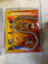 Universal appliance hook up kit
