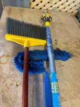 Light bulb changer, broom, ceiling blade cleaner