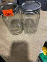 Mason jars size in photos