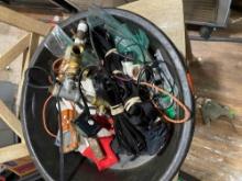 Tub of miscellaneous items