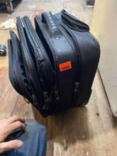 Rolling laptop computer case