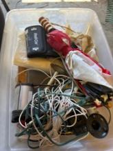 Miscellaneous items in tote