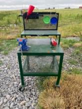 Rolling cart vice not included