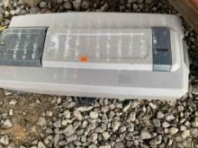 Plastic rolling tote