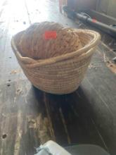 Wicker basket and wicker pear