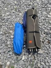Pack and play and folding chair
