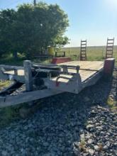 18' X 7' Trailer with ramps NO TITLE
