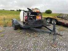 120 trailer with power washer on it. Has1017 hours , it did start and run , Gas engine, diesel